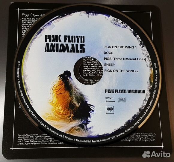 Pink Floyd - Animals CD 2017 Japan sicp-5411