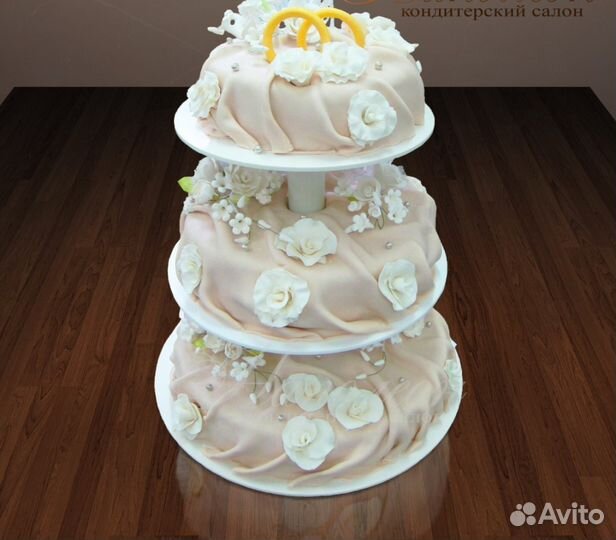 Трёхъярусная подставка для торта десертов