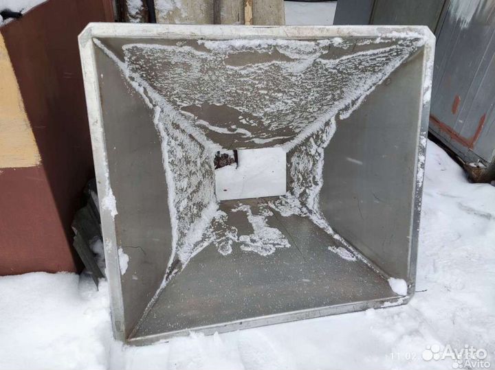 Вытяжной зонт, нержавейка