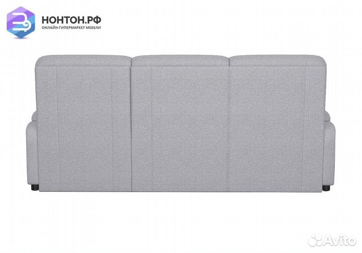 Диван угловой дельфин Омега 2-1 светло-серый