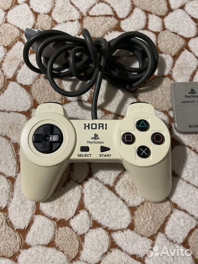 Геймпад Hori, Namco и ориг. Карта памяти для Ps1