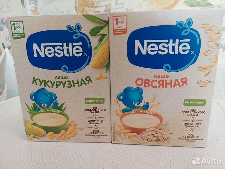 Детские каши безмолочные nestle