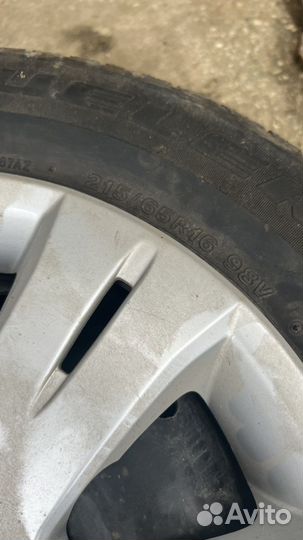 Колеса 4 шт. в сборе r16 на субару subaru