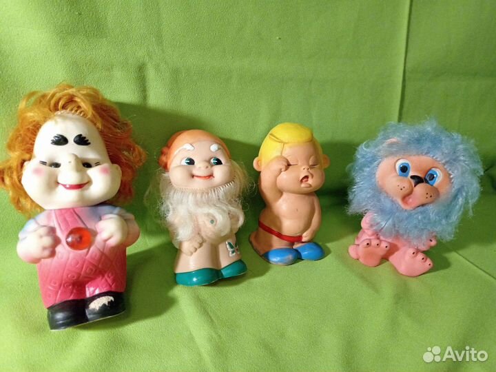 Резиновые игрушки пищалки СССР 2