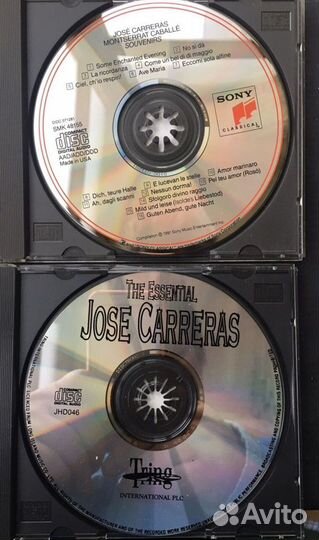 2 CD Jose Carreras (оригиналы)