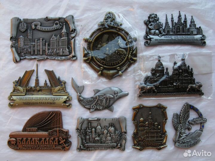 Магниты на холодильник. Часть 9. Россия металл