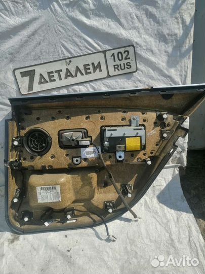Задняя обшивка двери BMW 7 E65 бежевая