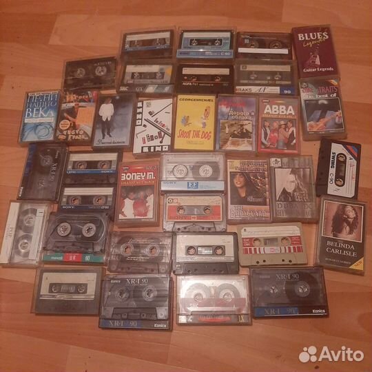 Аудиокассеты студийные и 90 мин и др