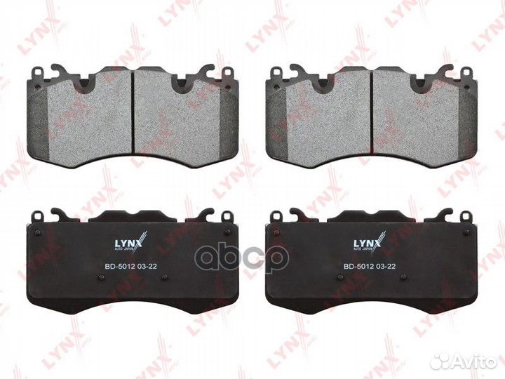 Колодки тормозные BD5012 lynxauto