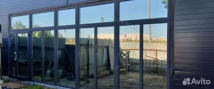 Остекление окон и балконов пвх