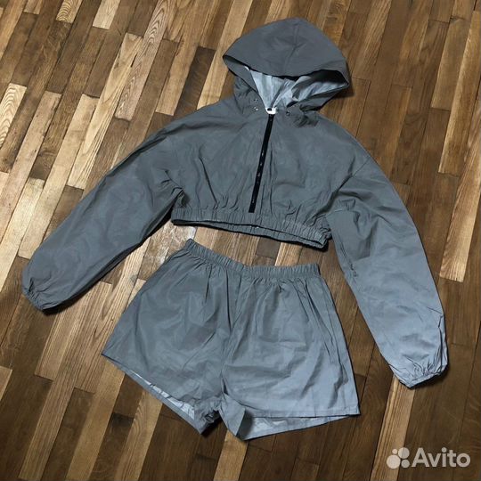 Светоотражающий костюм худи и шорты М