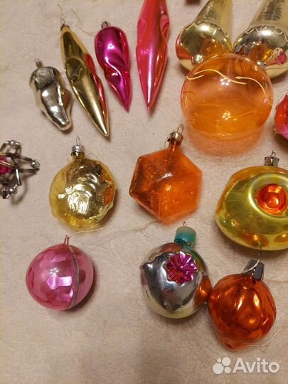 Елочные игрушки СССР 19шт