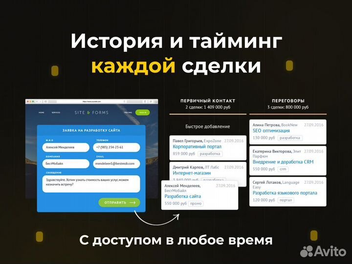 Внедрение и настройка CRM Битрикс24, AMOcrm