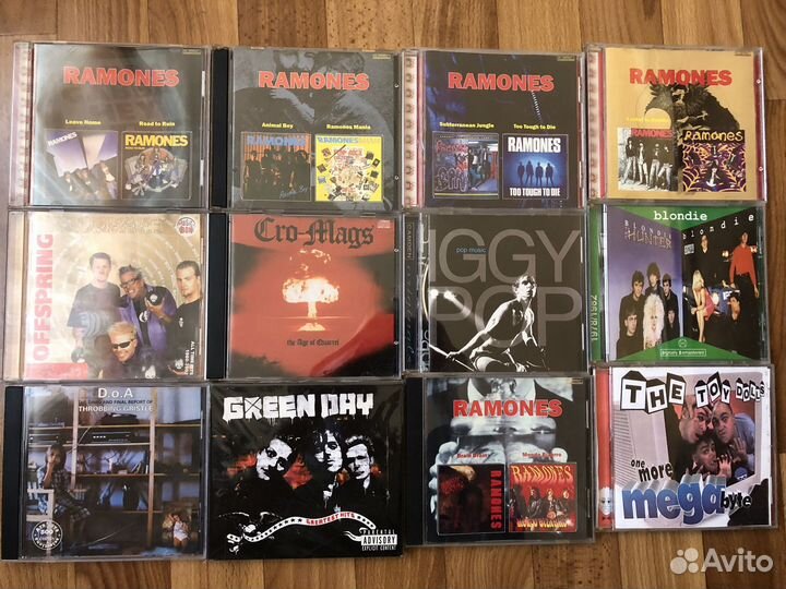 CD диски с панк, ска панк, хардкор музыкой