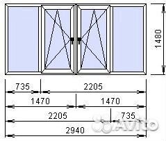 Пластиковое окно на лоджию