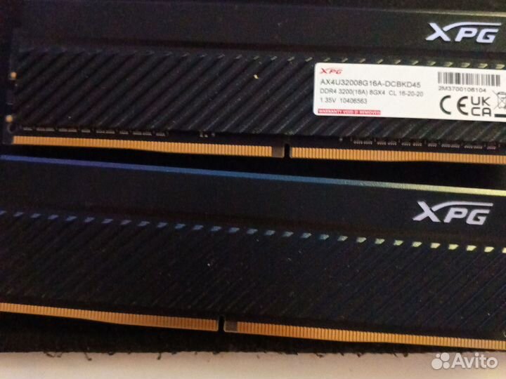 Оперативная память ddr4 16gb Xpg gammix d45