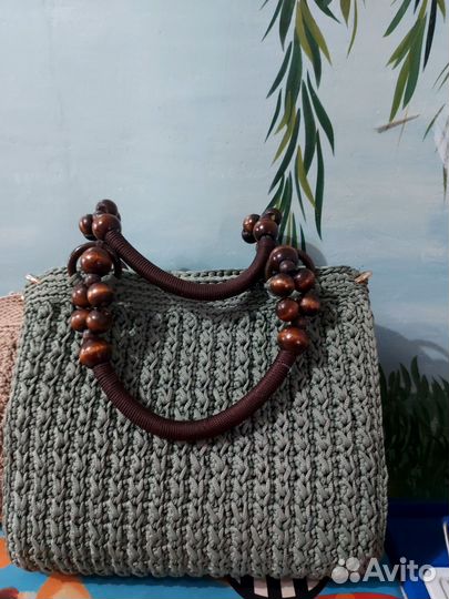 Вязаные сумки ручной работы