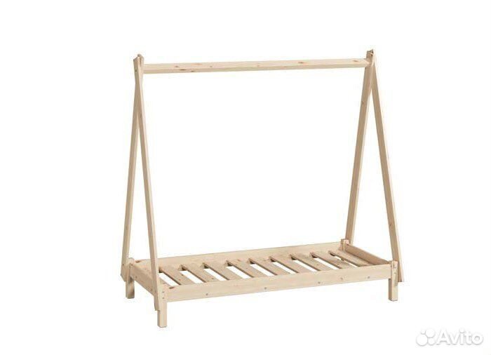 Детская кровать вигвам с комбинированным выкрасом