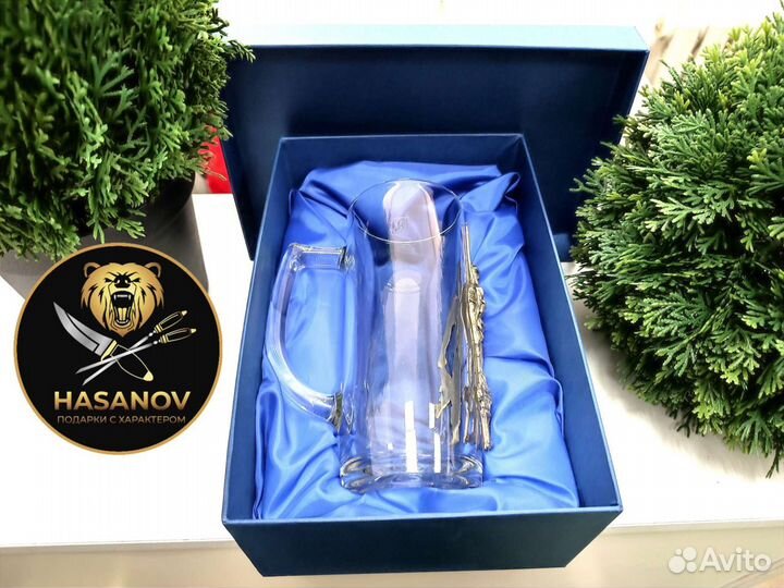 Подарочный набор Пивная кружка Рыбак