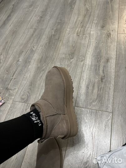 Угги женские натуральные на платформе