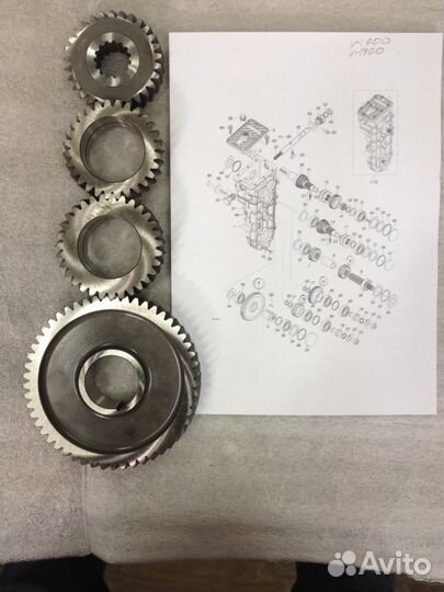 Шестеренка кпп на снегоход BRP