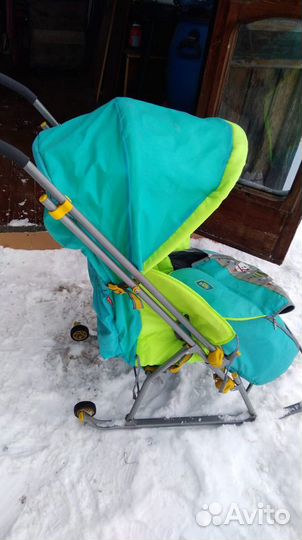 Санки каляска