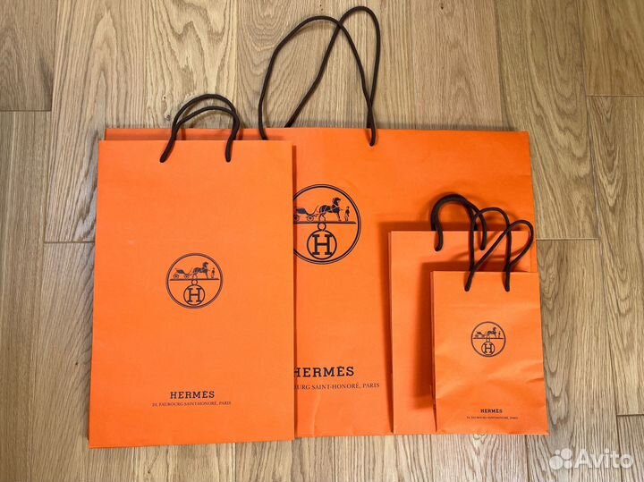 Пакеты и коробка Hermes, цена за все