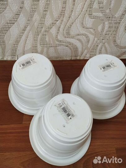 Горшки цветочные 1л новые