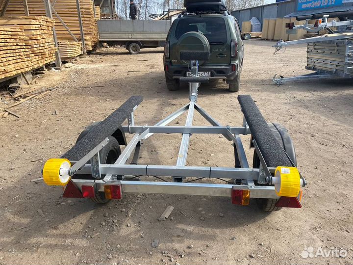 Прицеп для лодки пвх 81771С.012. установка фаркопа