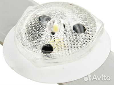 Подсветка 585мм 7+7+6 линз (3 планки) SVS3320AD7