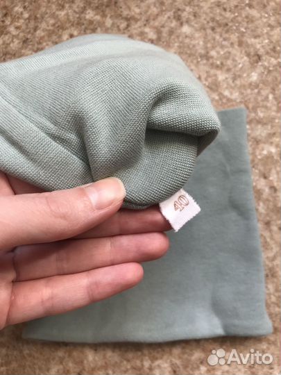 Комплект шапка и снуд детский