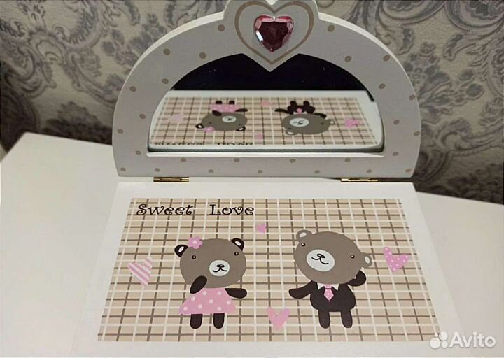 Комод с зеркалом игрушечный Sweet Love