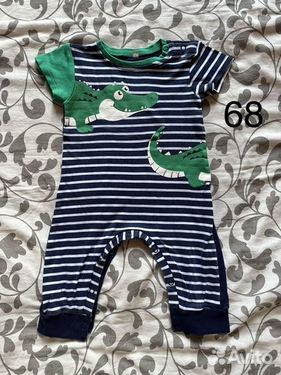 Комбинезоны песочники детские 68