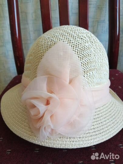 Шляпа соломенная