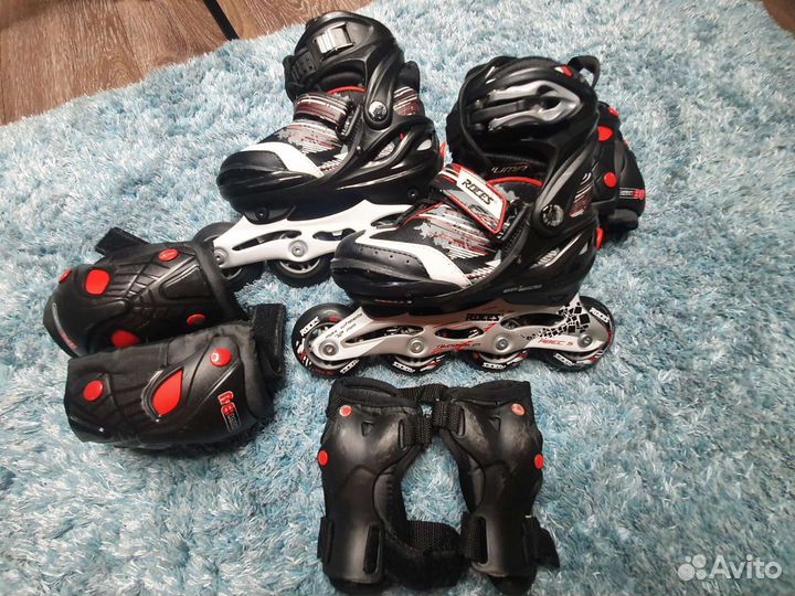 Роликовые коньки детские раздвижные