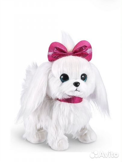 Интерактивная собака на поводке