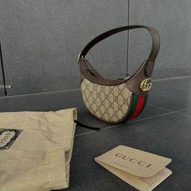 Сумка gucci премиум кожа канва