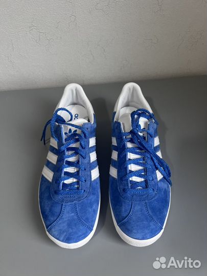 Кросcовки Adidas Gazelle 85 Blue bird/Cloud white