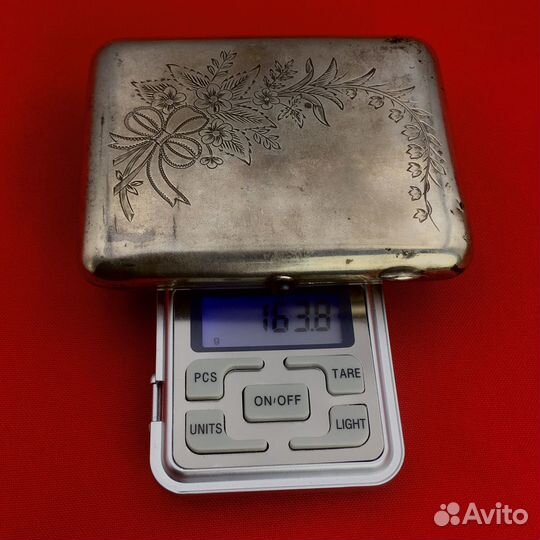 Портсигар Серебро 875 СССР