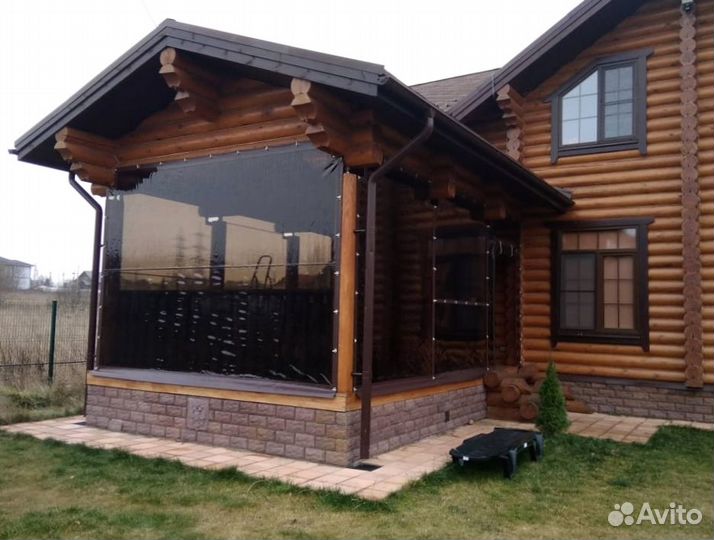 Мягкие окна пвх для дачи, коттеджа, террасы, загор