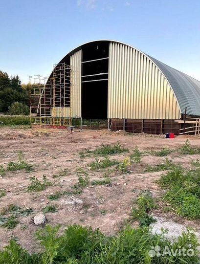 Ангар арочный