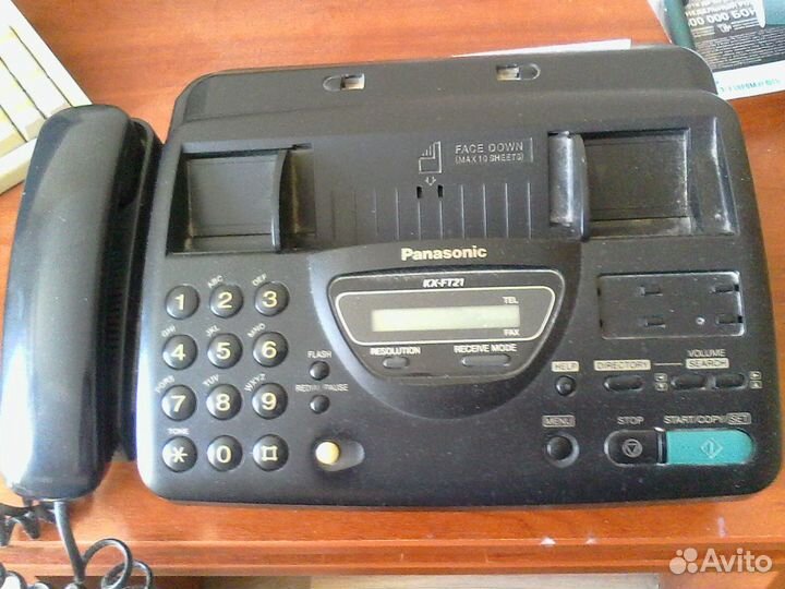 Телефон/факс panasonic kx-ft21