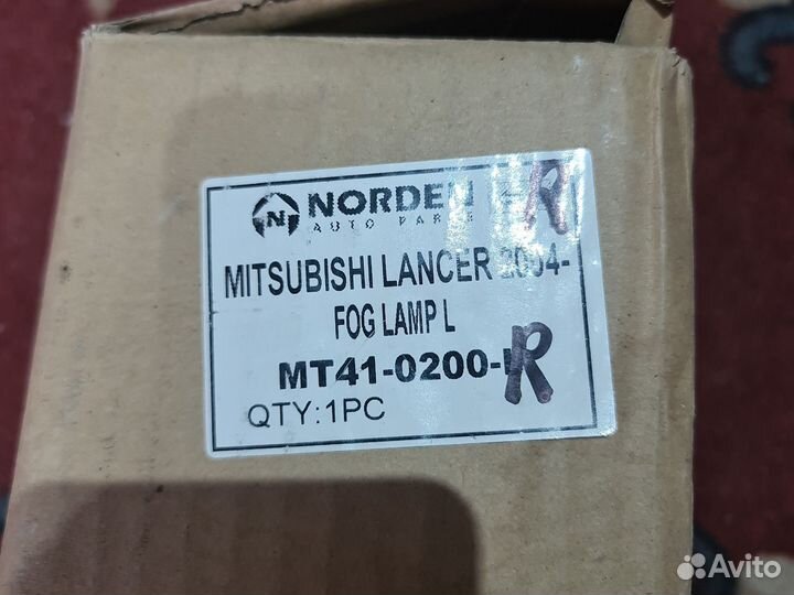 Mitsubishi lancer 9 противотуманка пер. Правая