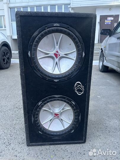 Сабвуфер кикер kicker моноблок vibe
