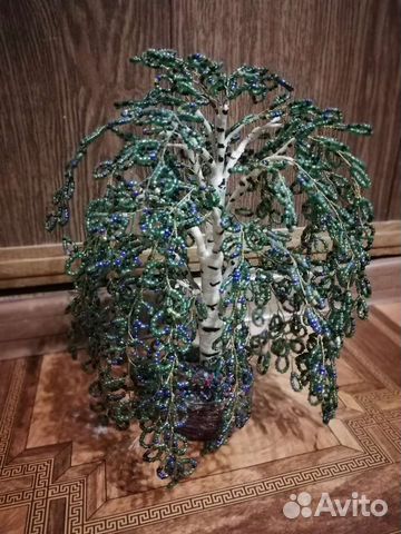 Деревья из бисера