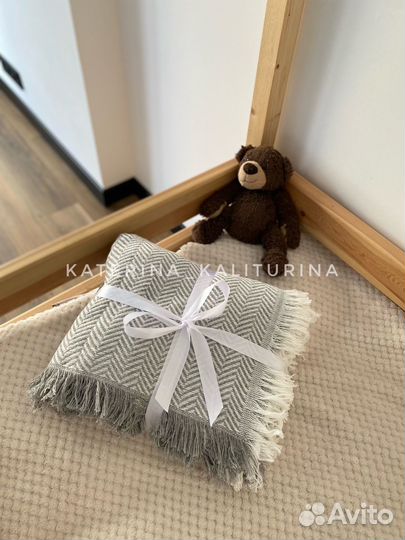 Плед покрывало сканди 200х220см. Россия