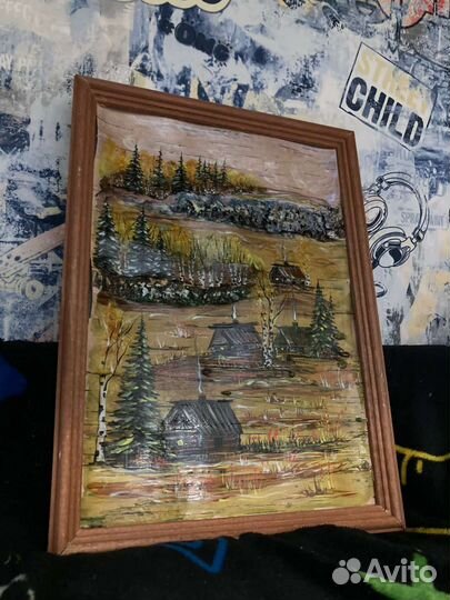 Картина на бересте