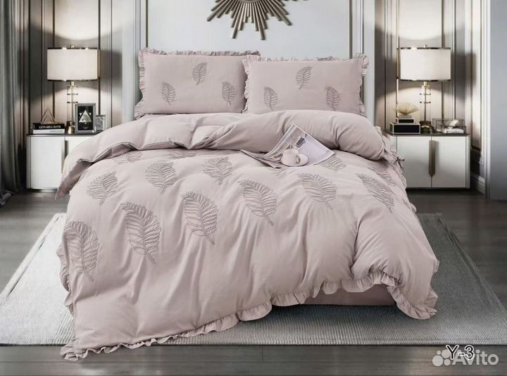 Комплект постельного с одеялом евро