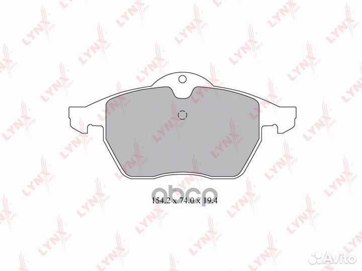 Колодки тормозные дисковые перед BD5914 LYN