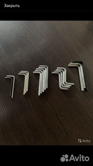 Канцелярский нож, набор отверток, шестигранники